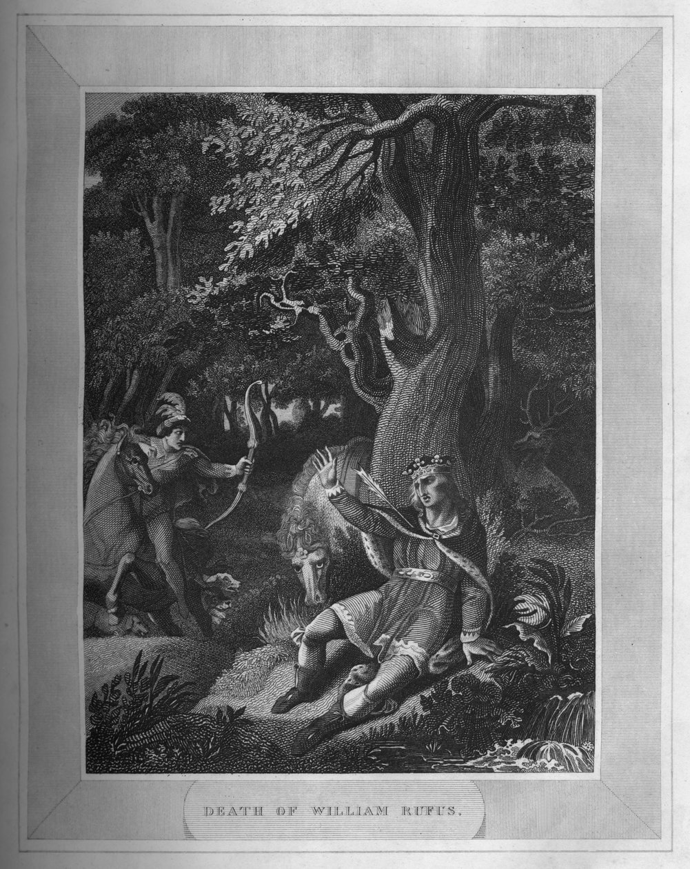Tod von Wilhelm Rufus, 1838 von Unbekannt