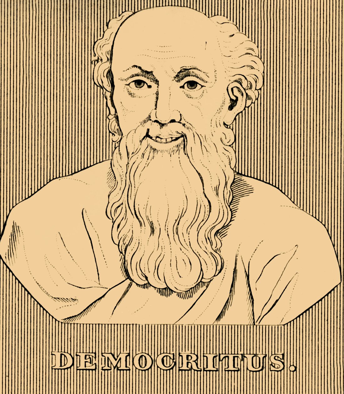 Demokrit, ca. 460-370 v. Chr., 1830 von Unbekannt