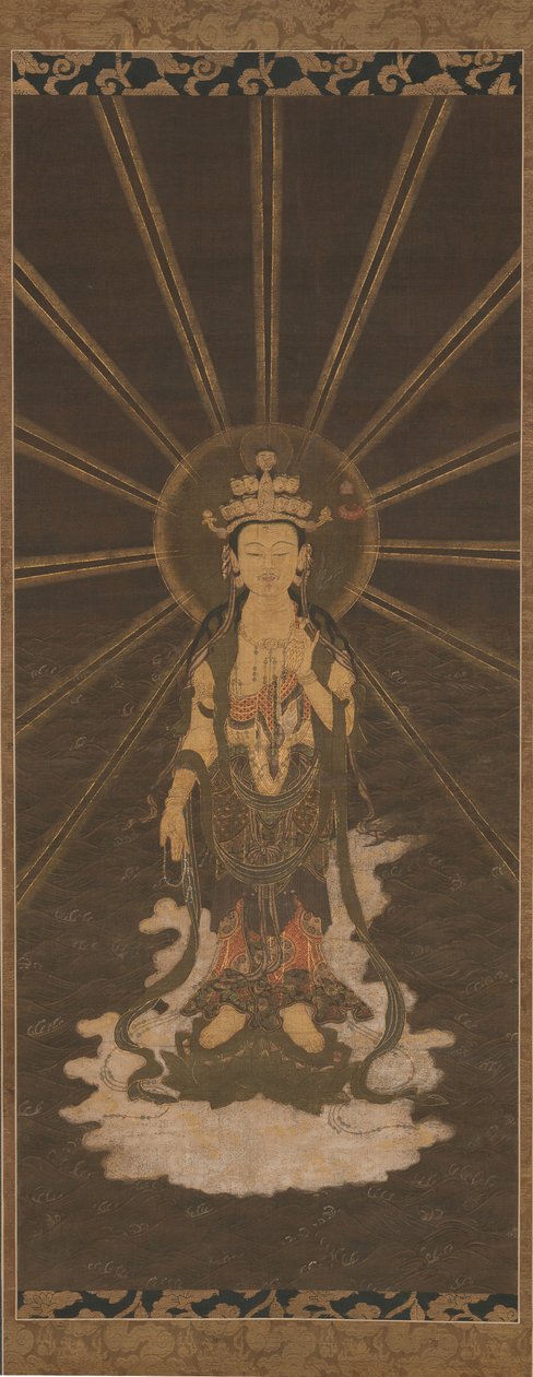 Abstieg des elfköpfigen Kannon, Mitte bis Ende 16. Jahrhundert von Unbekannt