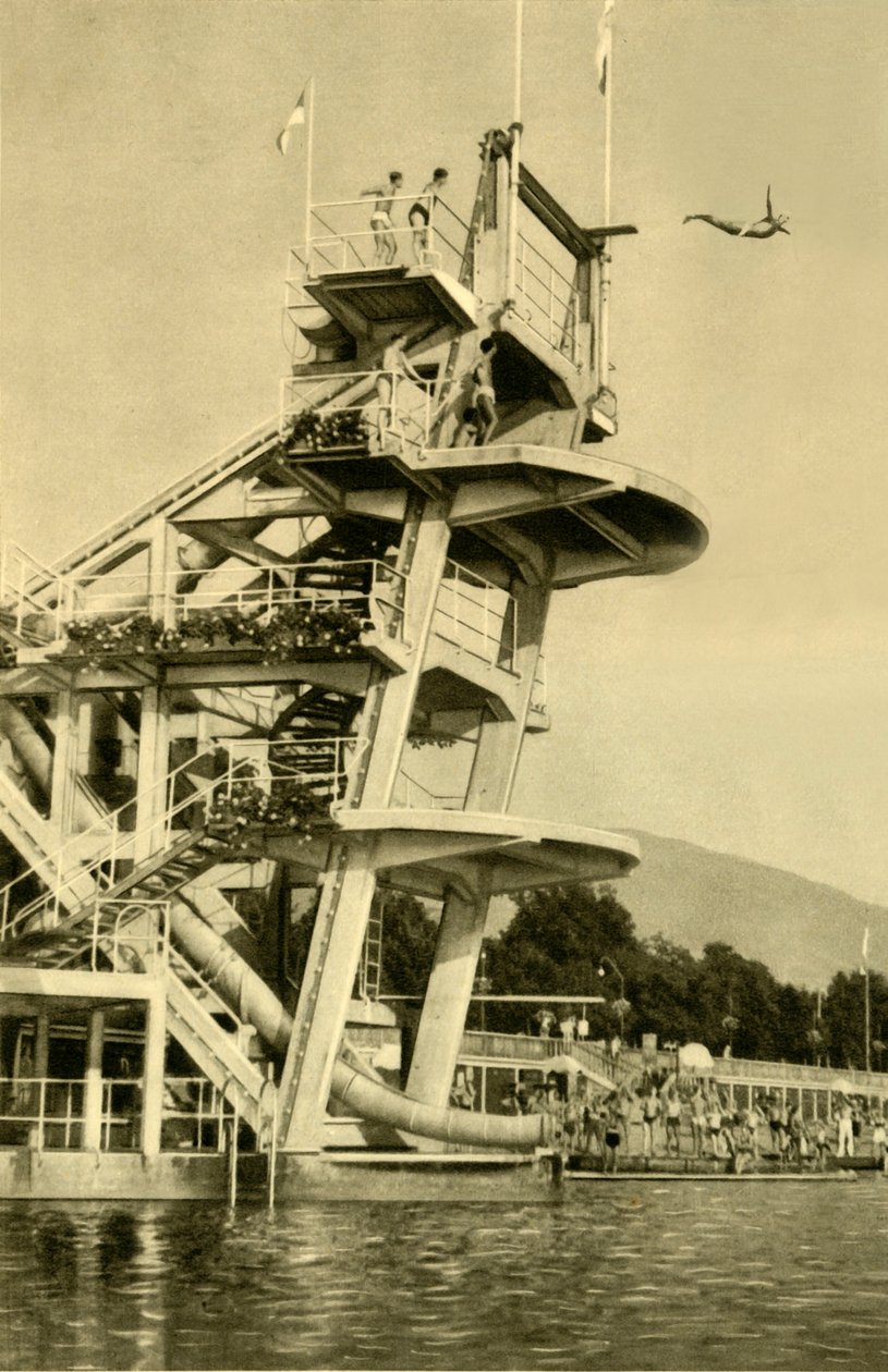 Sprungturm, Millstatt, Kärnten, Österreich von Unbekannt