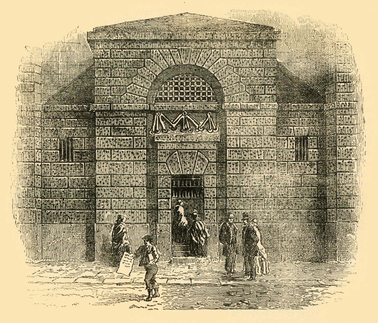 Tür von Newgate, um 1872 von Unbekannt