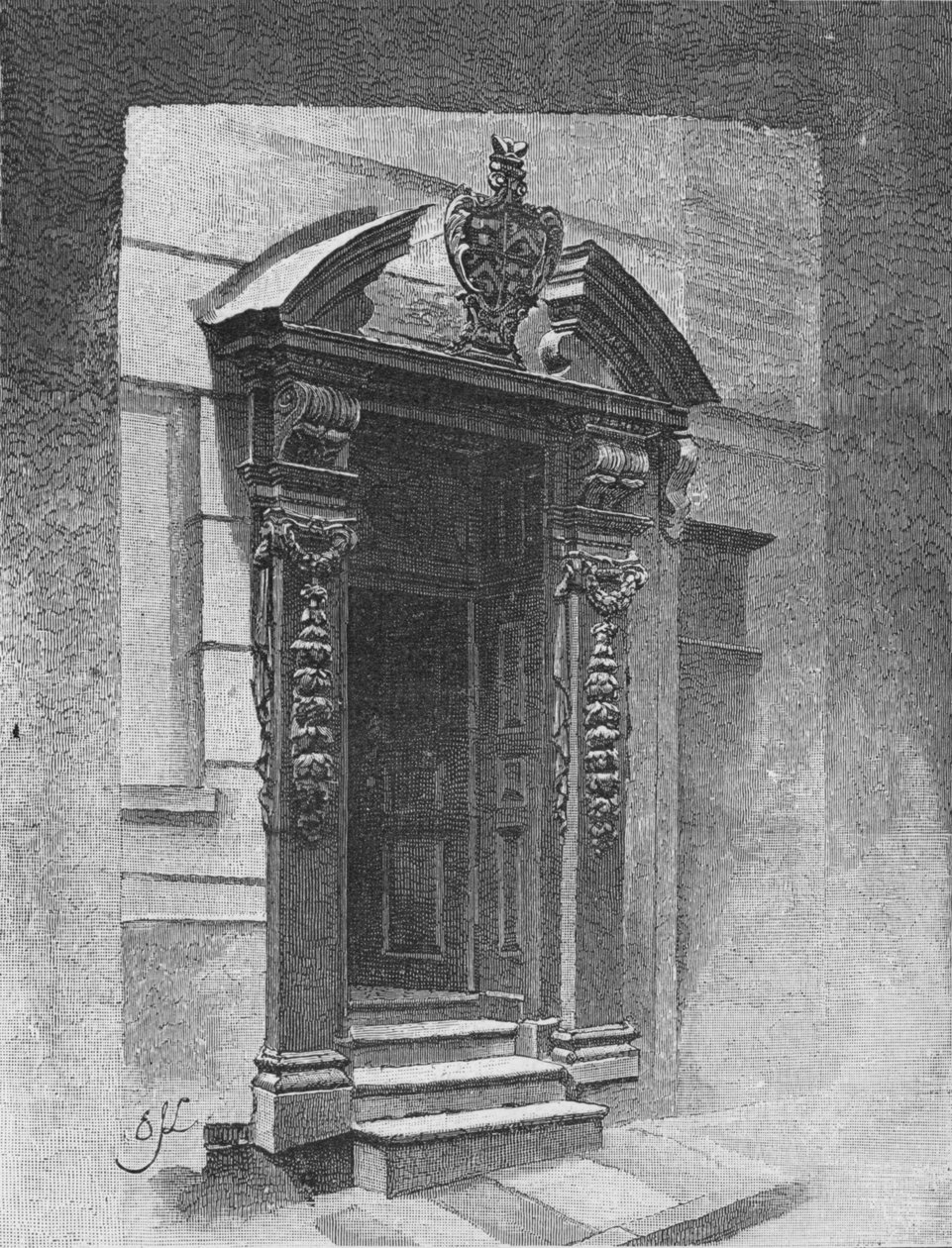 Türöffnung, Painter Stainers Hall, 1890 von Unbekannt