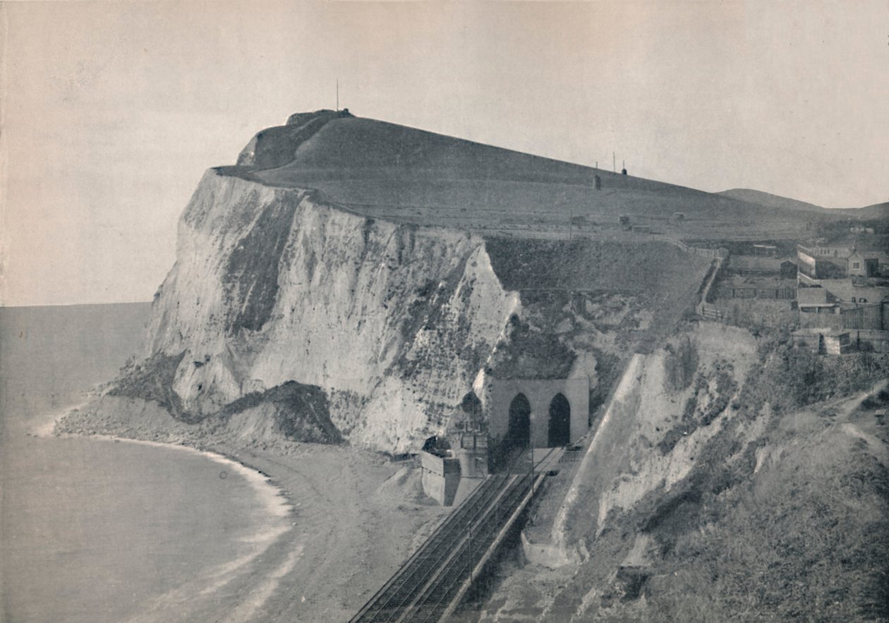 Dover - Der Tunnel in Shakespeares Klippe, 1895 von Unbekannt