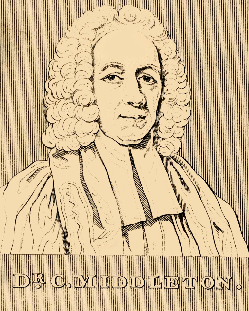 Dr. C. Middleton, 1683-1750, 1830 von Unbekannt