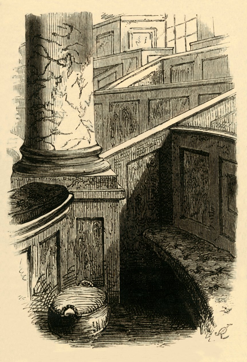 Dr. Johnsons Kirchenbank in St. Clements, 1881 von Unbekannt