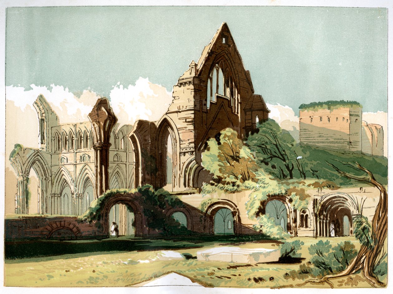 Dryburgh Abbey, ca. 1850 von Unbekannt
