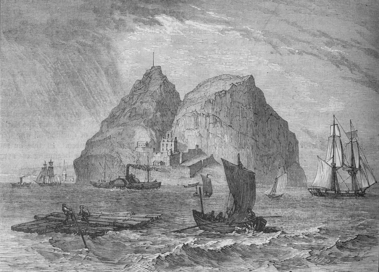 Dumbarton Castle, um 1880 von Unbekannt