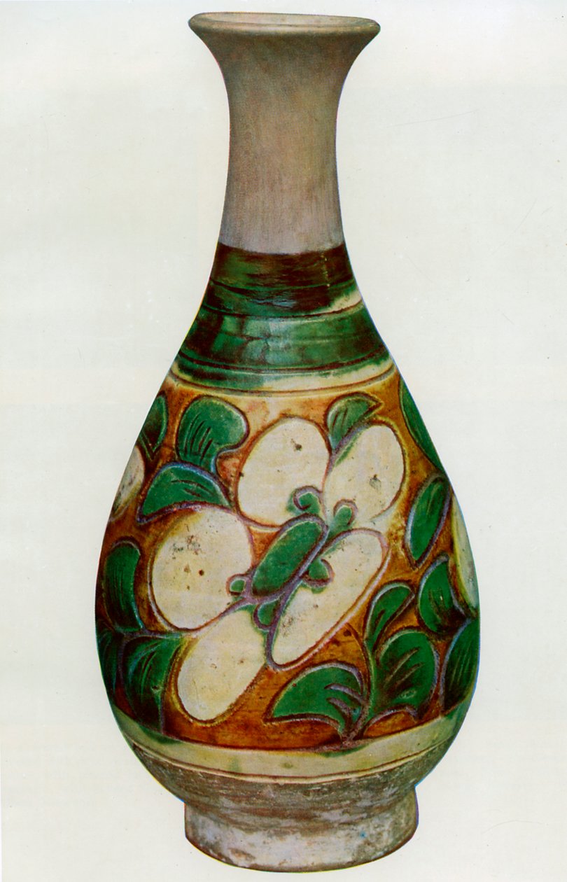 Irdenware Vase, chinesisch, Tang-Dynastie, 618-907, 1925 von Unbekannt