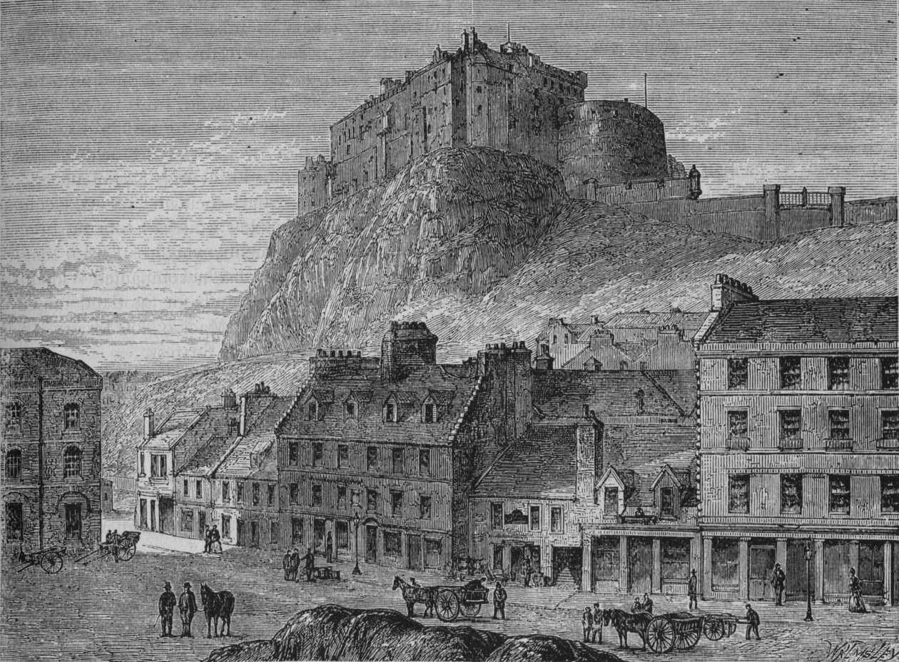 Edinburgh Castle, ca. 1880 von Unbekannt