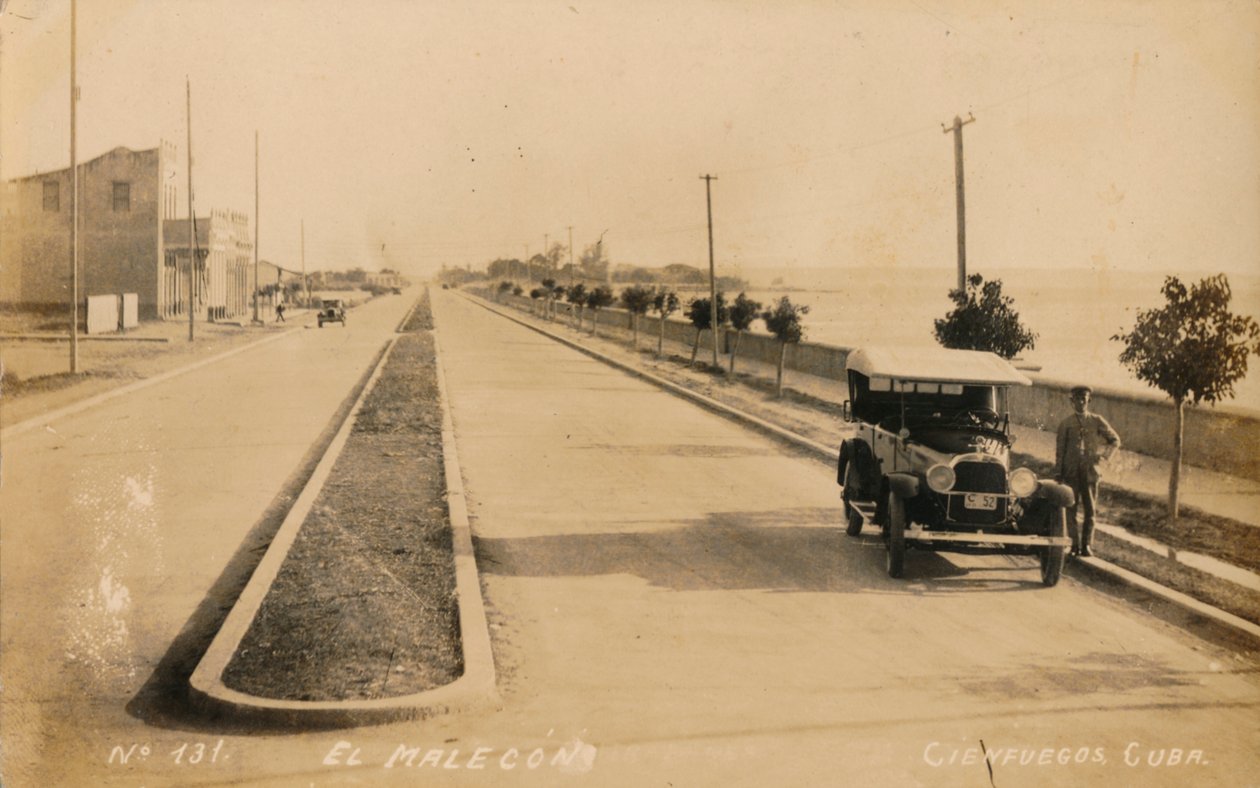 El Malecon, Cienfuegos, Kuba, ca. 1910 von Unbekannt