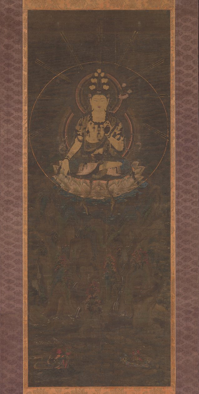 Elfköpfiger Kannon auf dem Berg Fudaraka, 13. Jahrhundert von Unbekannt