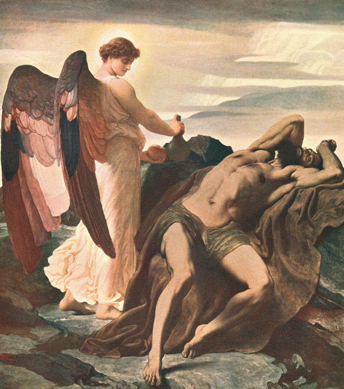 Elija in der Wüste, 1877-1878, ca. 1902 von Unbekannt