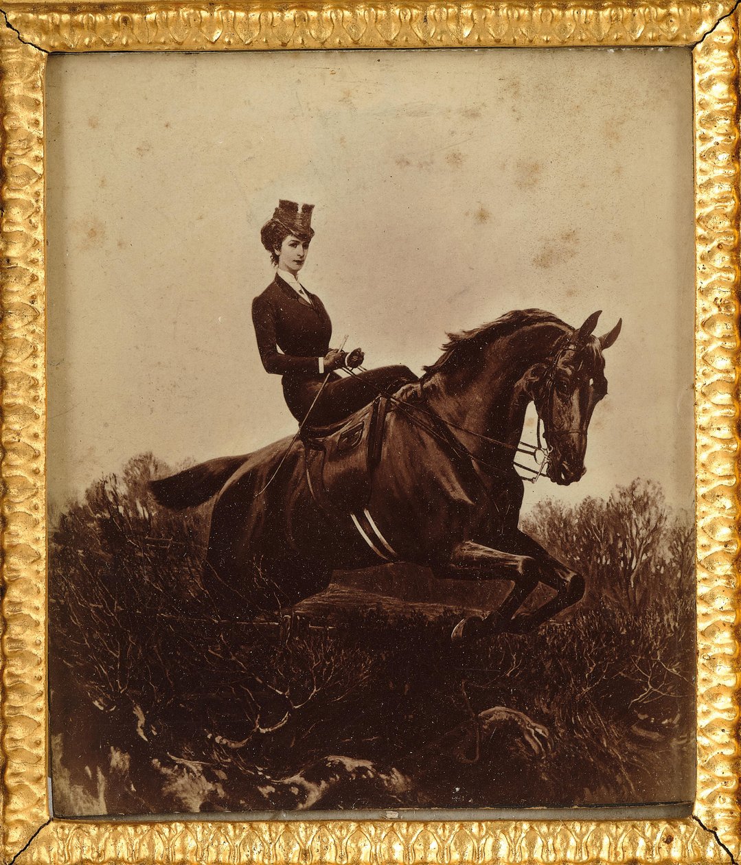 Kaiserin Elisabeth zu Pferd, ca. 1890 von Unbekannt