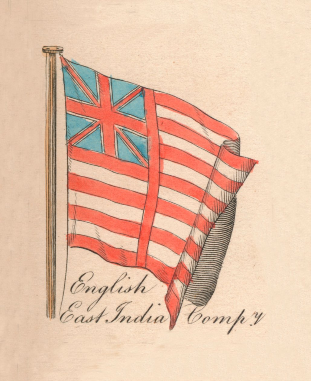 Englische Ostindien-Kompanie, 1838 von Unbekannt