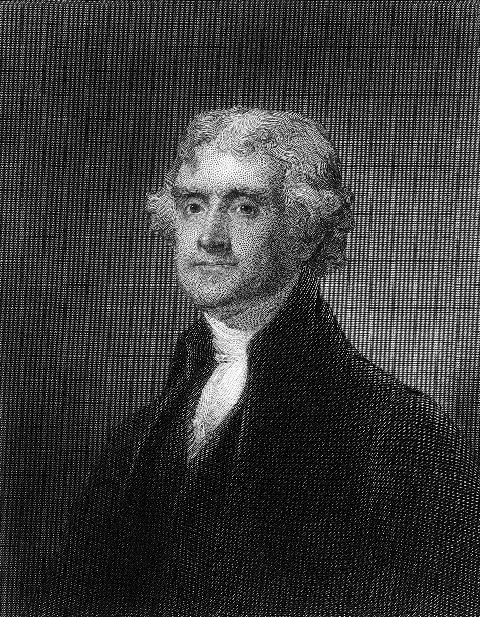 Gravur von Thomas Jefferson von Unbekannt