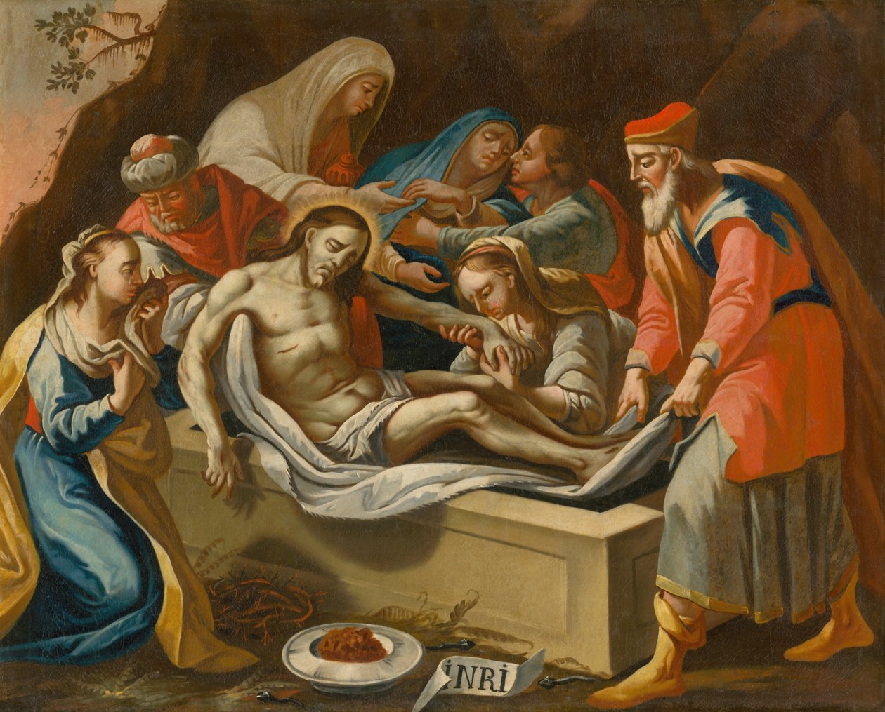 Die Grablegung Christi von Unbekannt