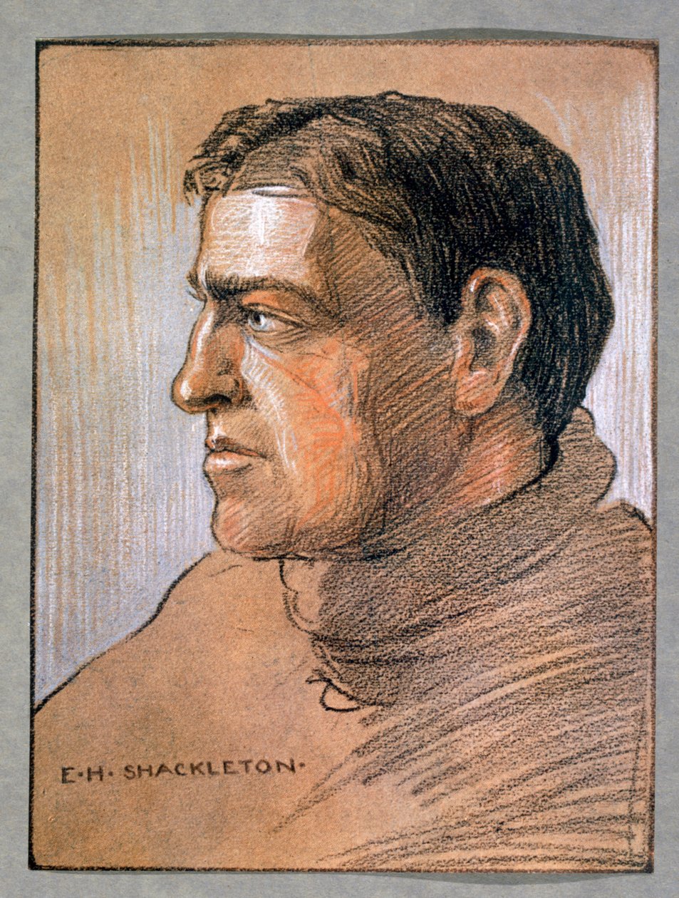 Ernest Shackleton, britischer Entdecker, ca. 1909 von Unbekannt