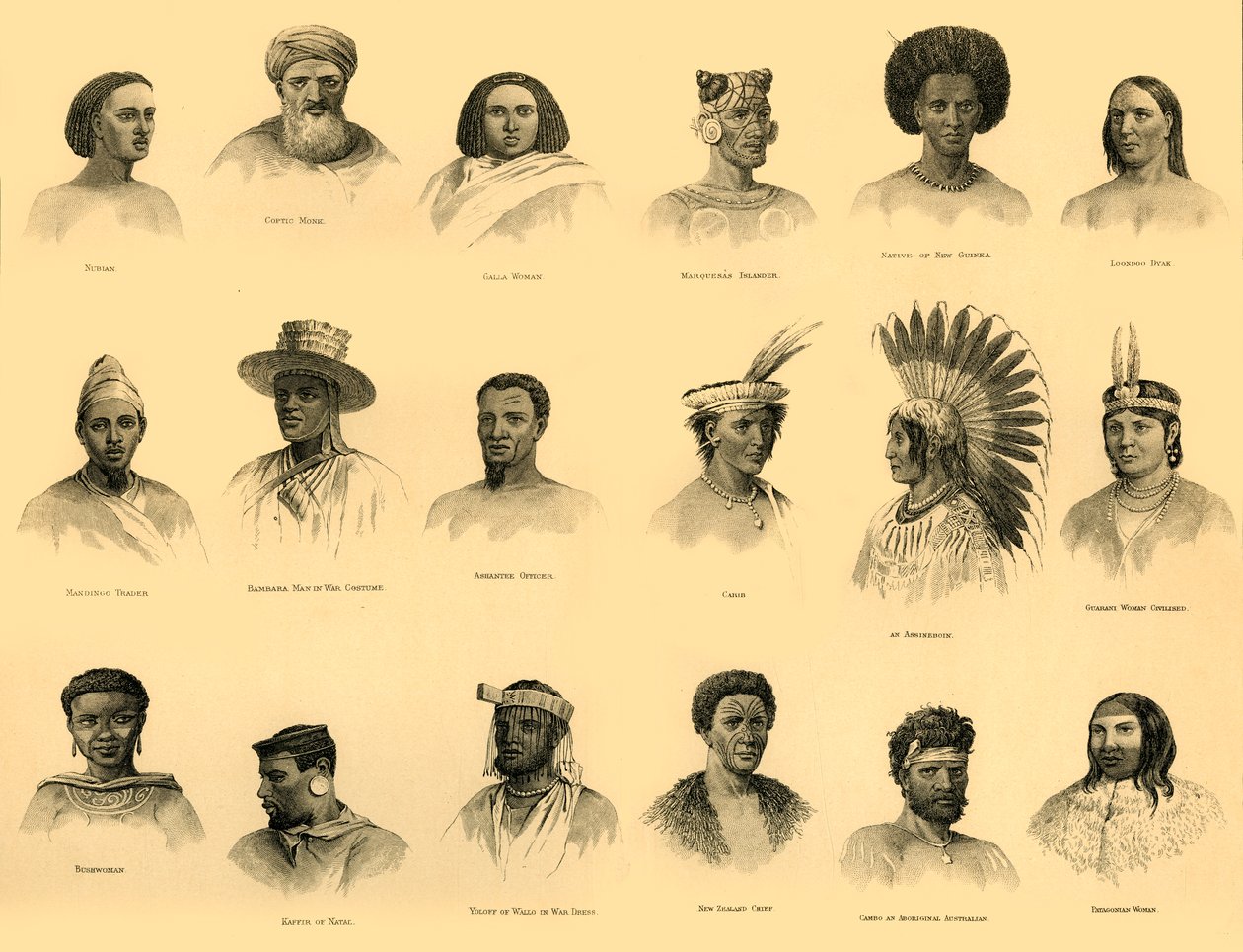 Ethnologie, um 1910 von Unbekannt