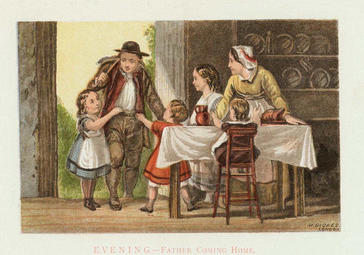 Abend, ca. 1880 von Unbekannt