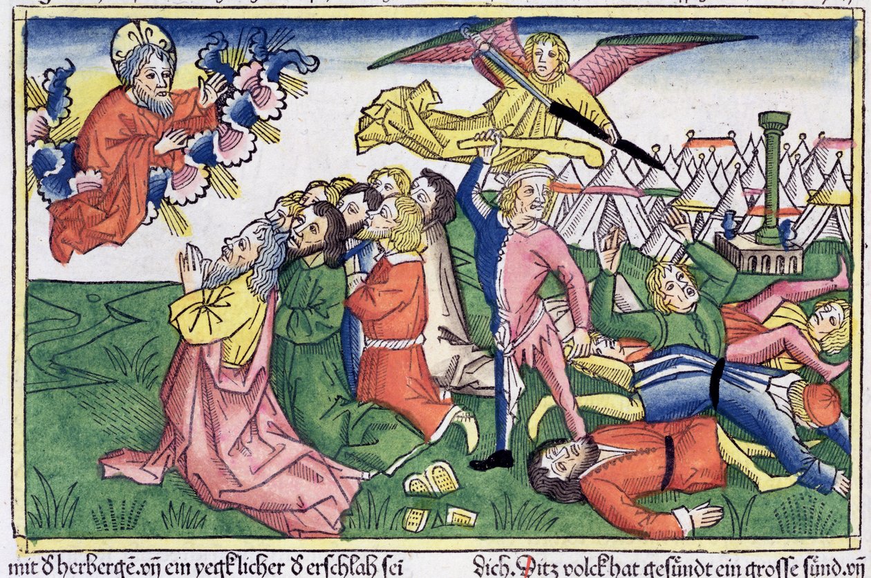 Exodus 32: 15-23: Moses zerbricht die Steintafeln von Unbekannt