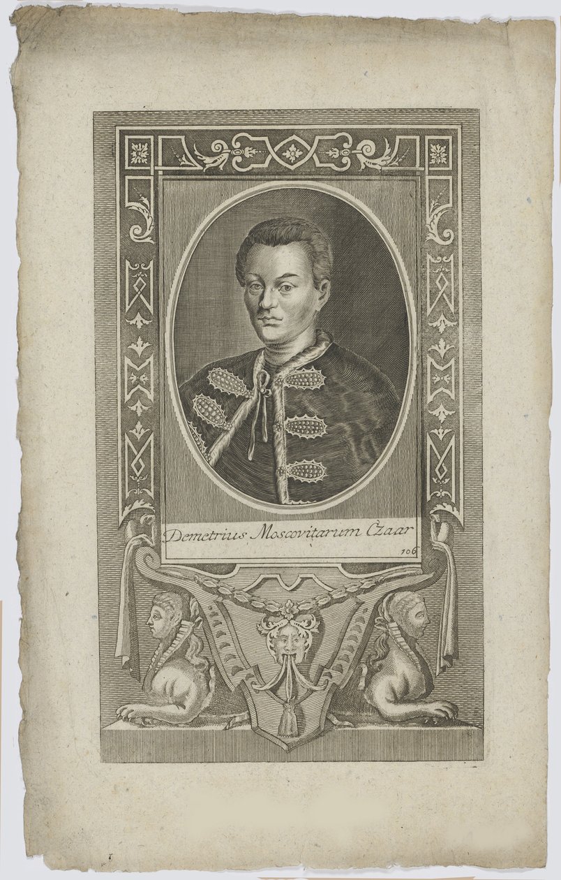 Falscher Dmitri I., ca. 1723-1724 von Unbekannt