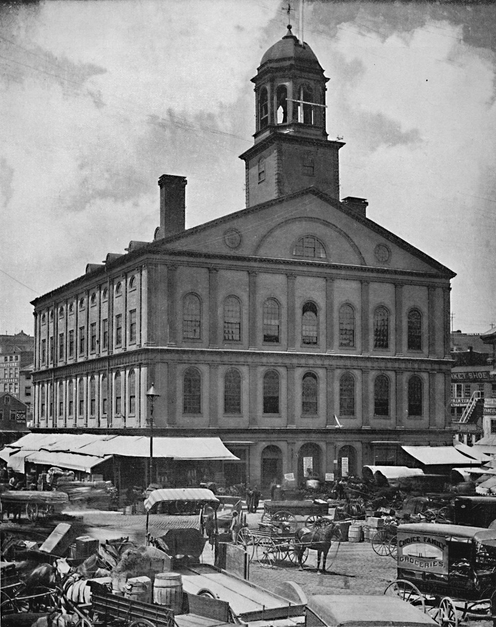 Faneuil Hall, Boston, ca. 1897 von Unbekannt