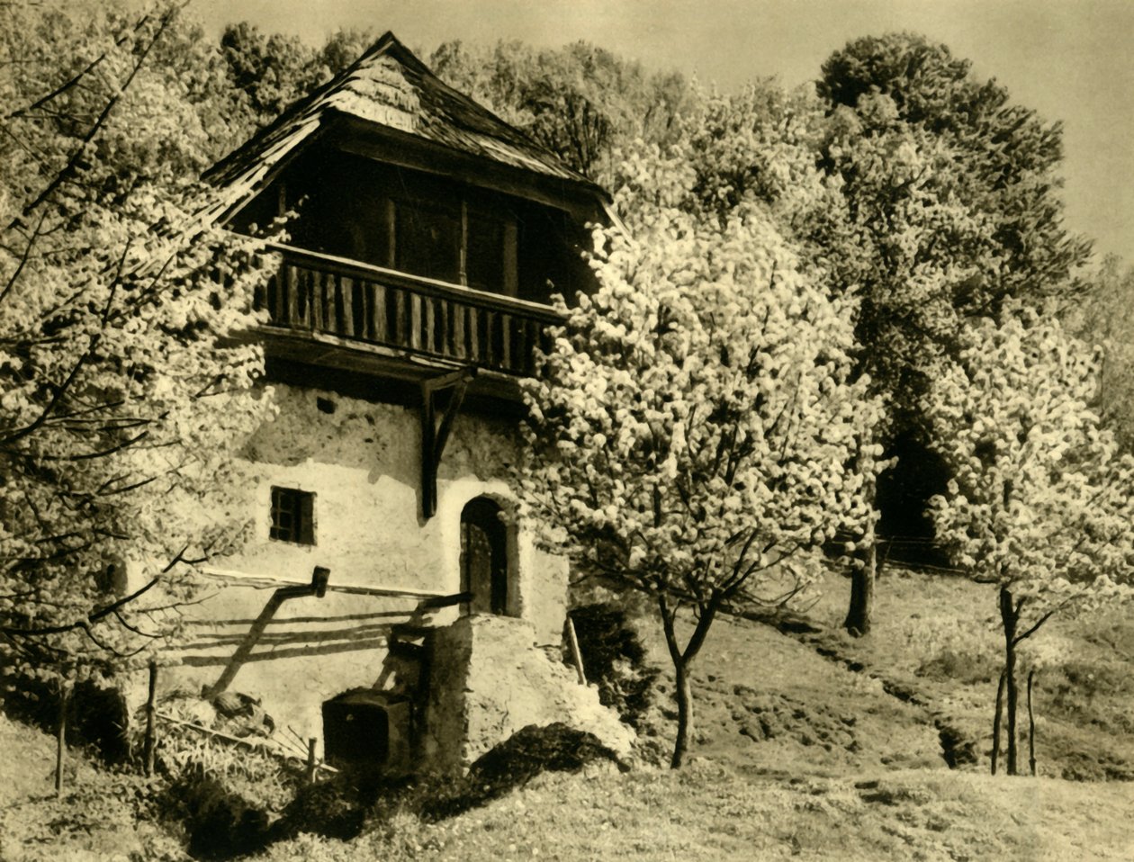 Bauernhaus, Kärnten, Österreich von Unbekannt