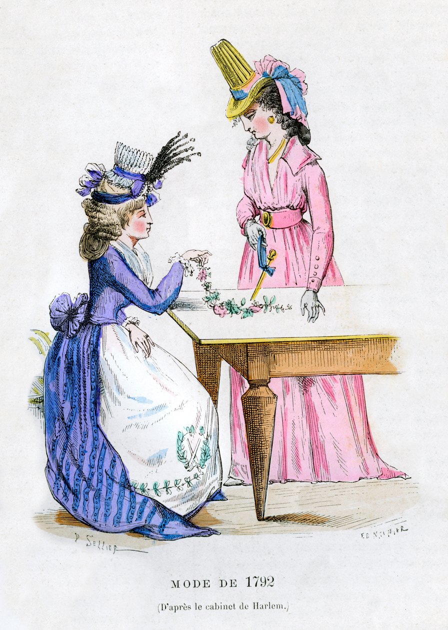 Mode von 1792, 1882-1884 von Unbekannt