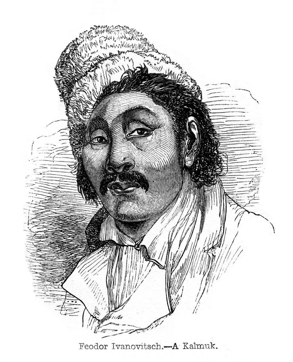 Feodor Ivanovitsch - Ein Kalmücke, 1848 von Unbekannt