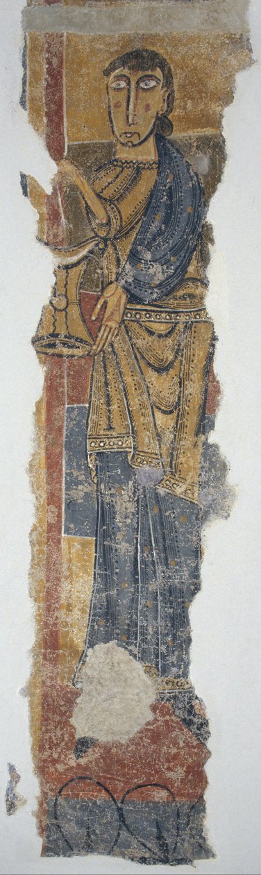 Figur mit Vase aus Santa Maria de Taüll von Unbekannt