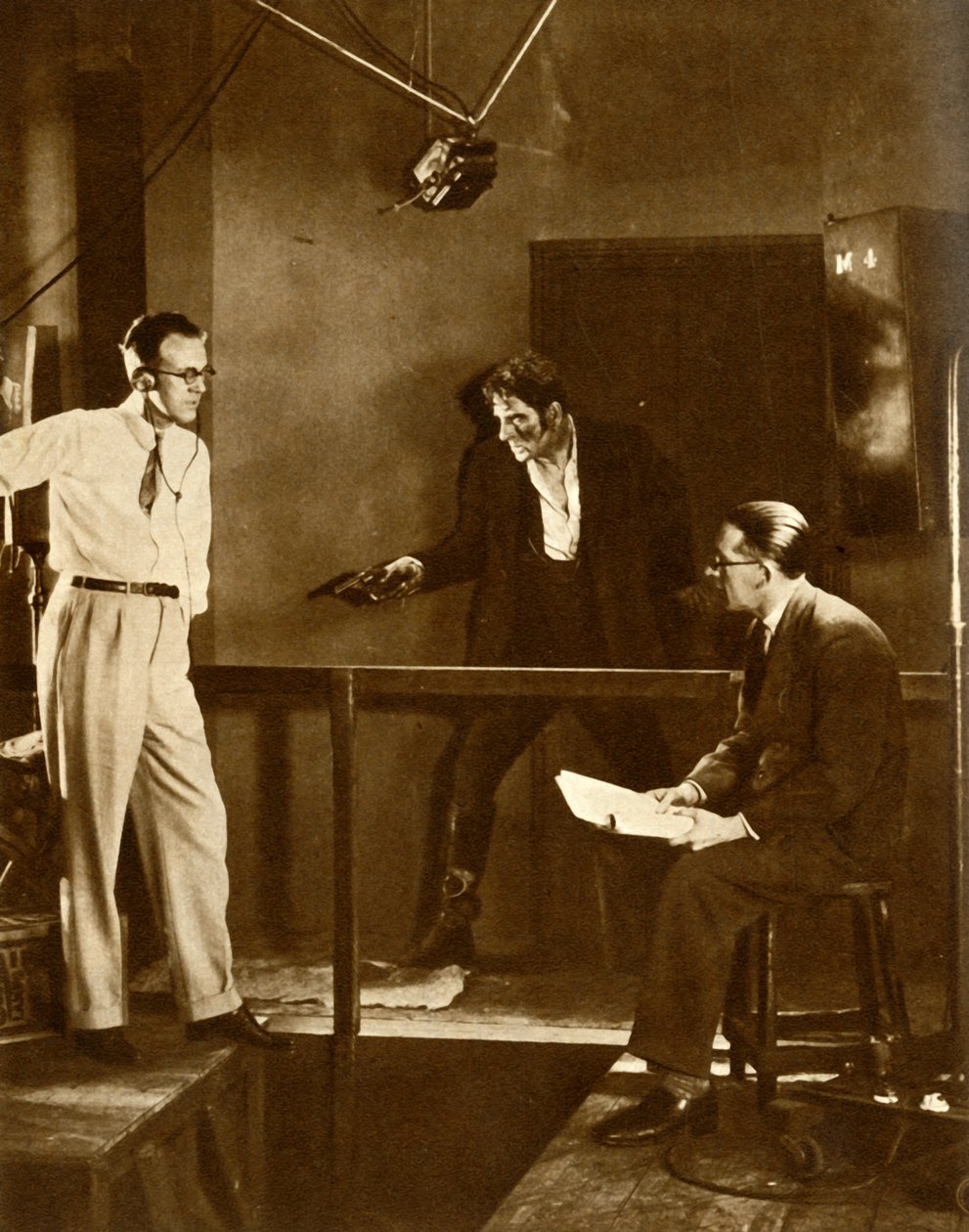 Dreharbeiten zu City of Play, 1928, 1935 von Unbekannt