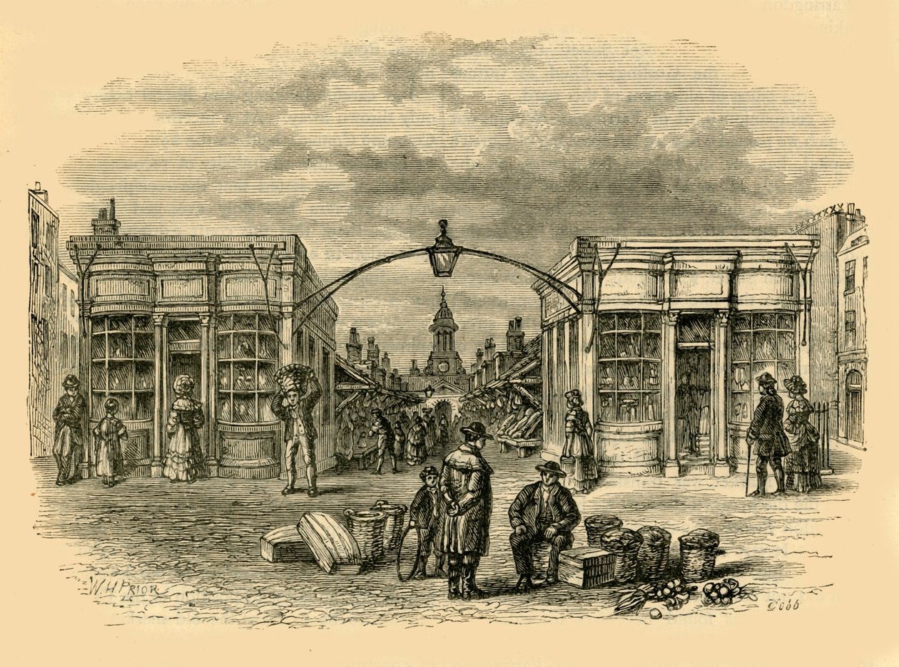 Fleet Market, um 1872 von Unbekannt