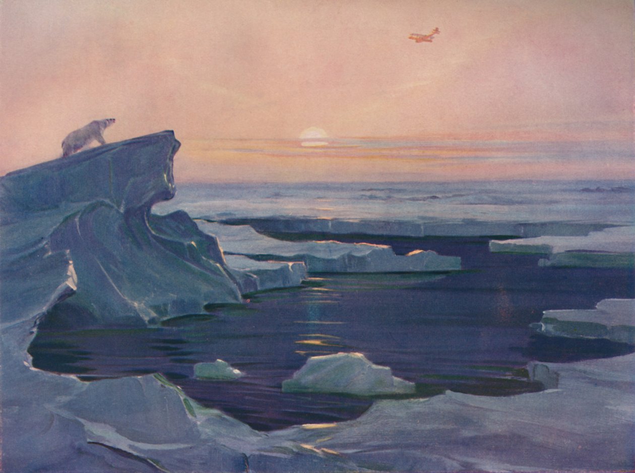 Flug über die Polarwüsten, 1927 von Unbekannt
