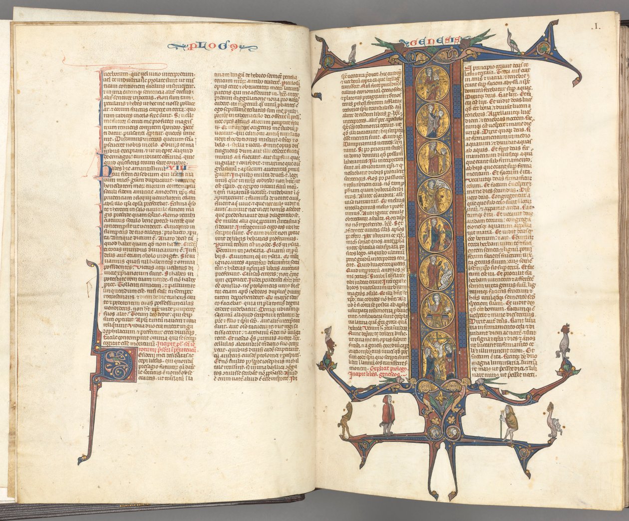 Fol. iii v, Verzierte Initiale, ca. 1275-1300 von Unbekannt