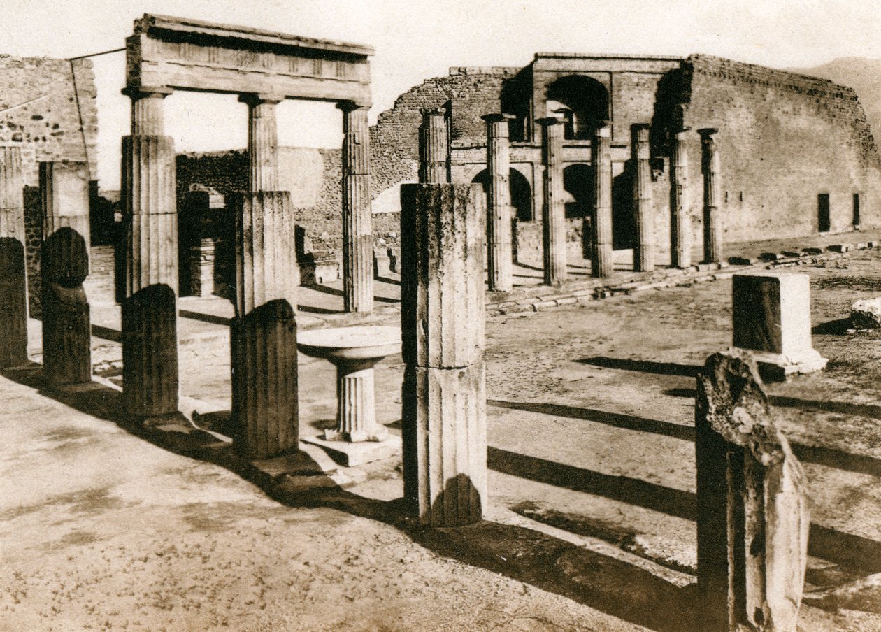 Foro triangolare, Pompeji, Italien, um 1900 von Unbekannt