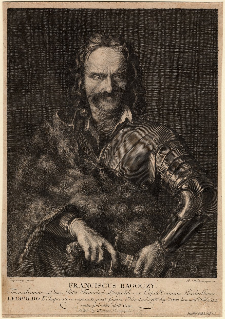 Franz II. Rákóczi, 1704 von Unbekannt