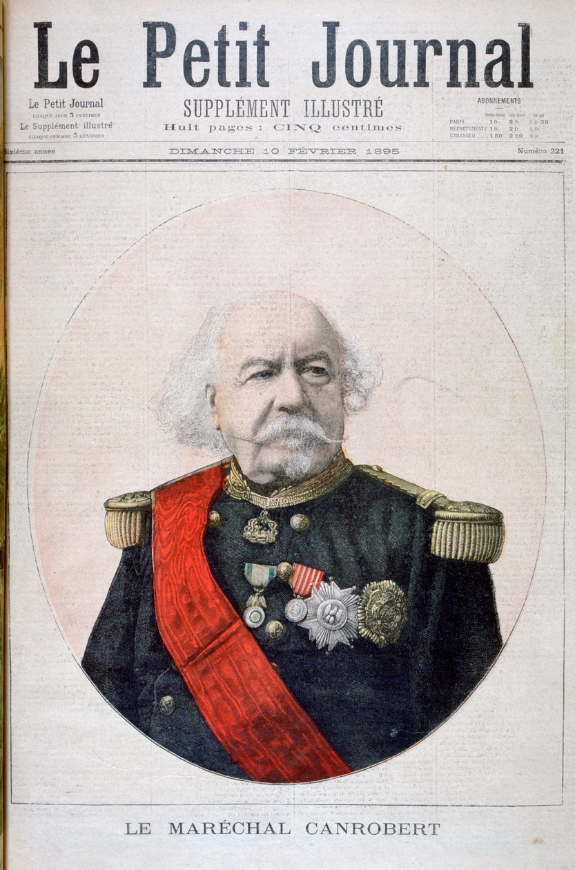 François Certain Canrobert, Marschall von Frankreich, 1895 von Unbekannt