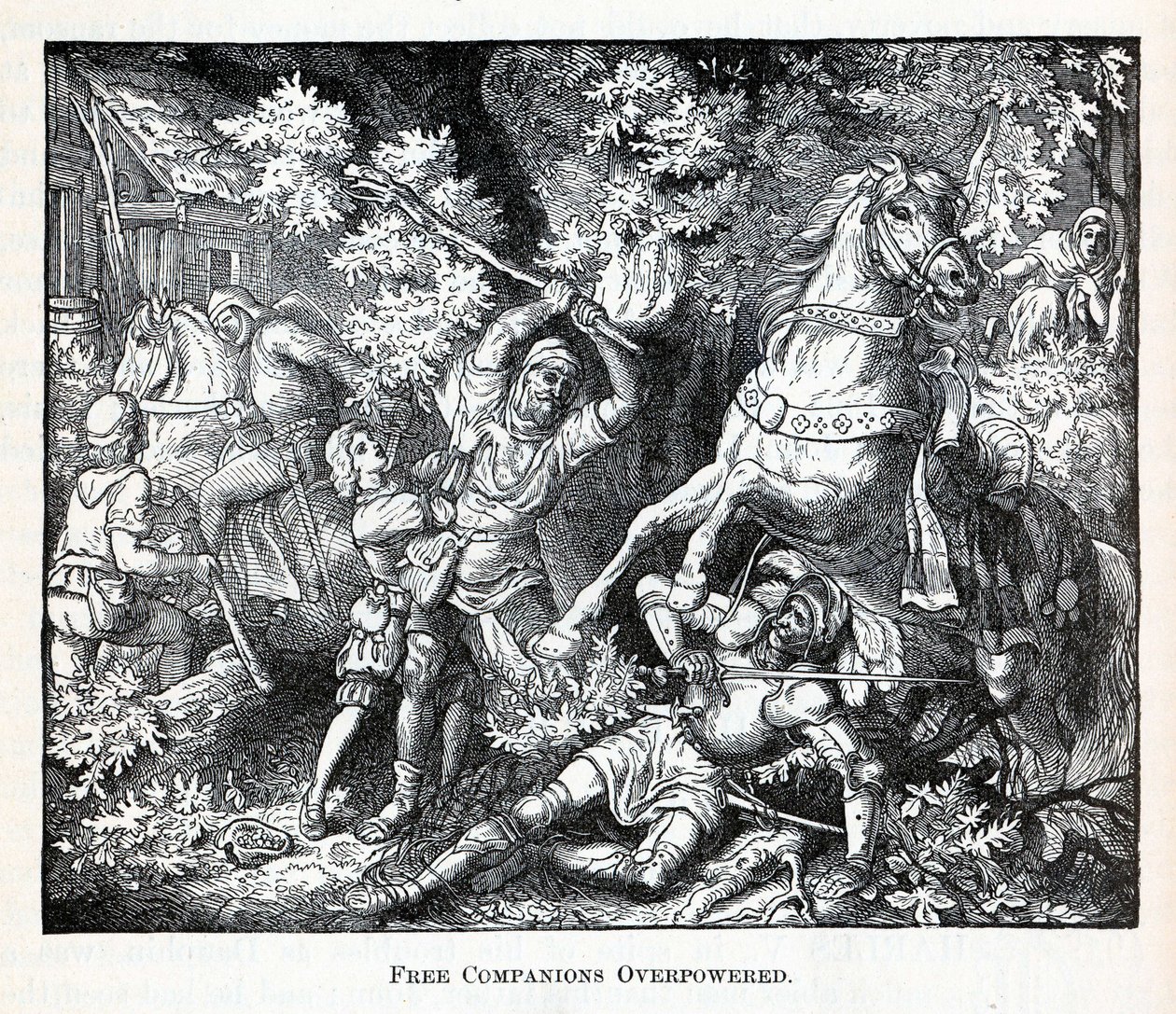 Freie Gefährten überwältigt, 1882 von Unbekannt