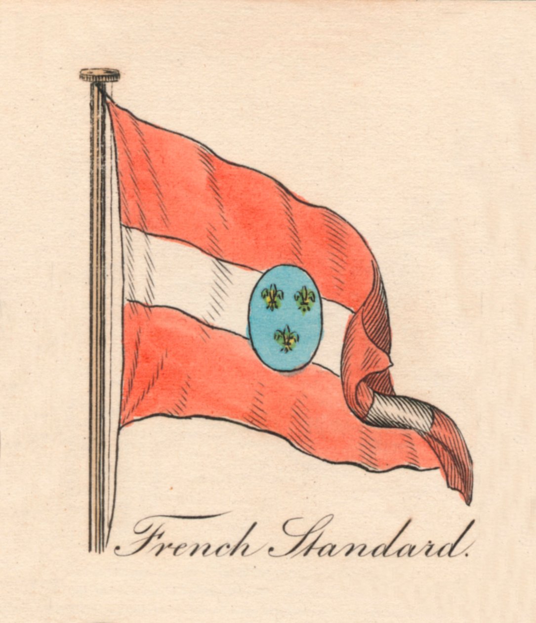 Französische Standarte, 1838 von Unbekannt