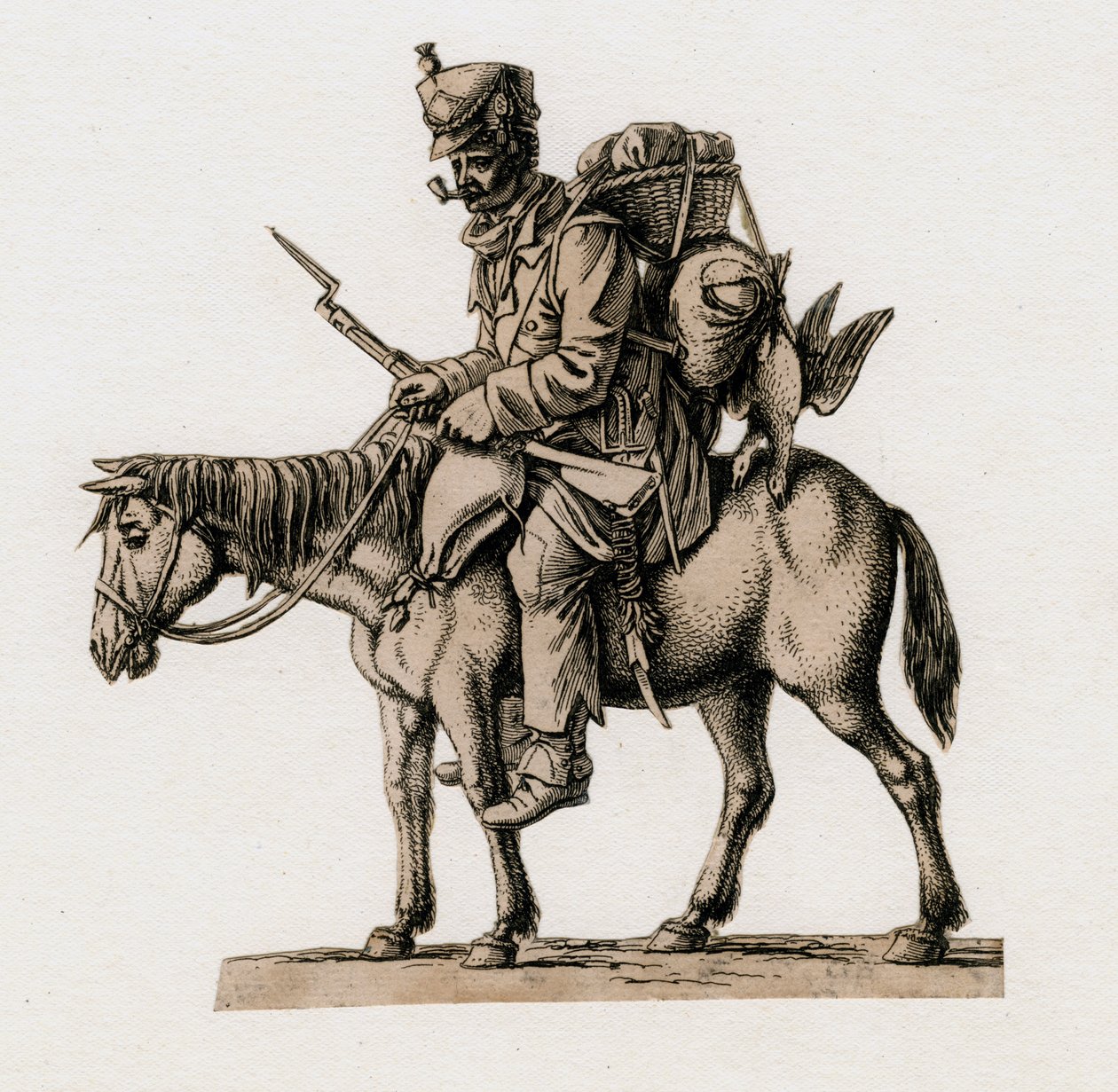 Französischer Soldat, 19. Jahrhundert von Unbekannt