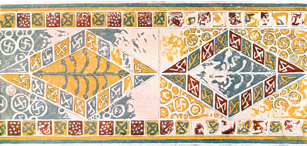 Fries in der Kirche von Saint-Pierre-de-Clages, Schweiz, 1928 von Unbekannt