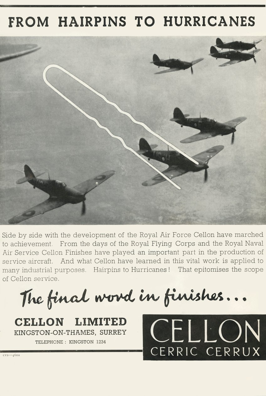Von Haarnadeln zu Hurrikanen - Cellon Limited, 1941 von Unbekannt