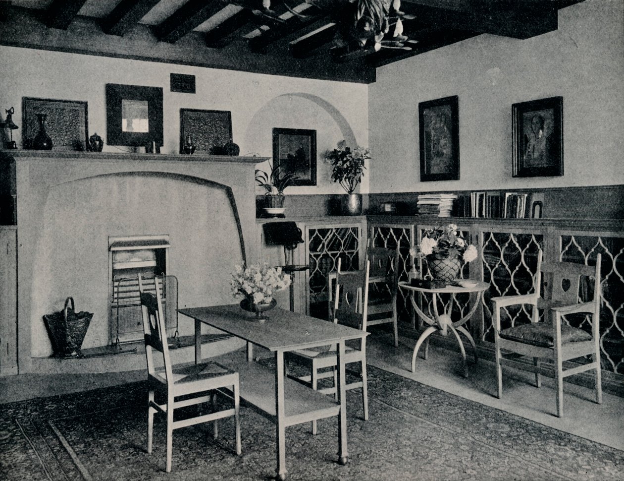 Gartenecke, um 1907 von Unbekannt