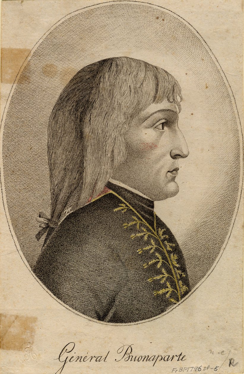 General Napoléon Bonaparte, 1796 von Unbekannt