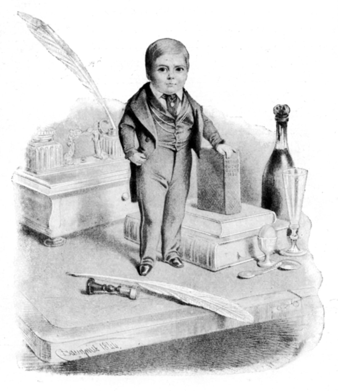 General Tom Thumb, ca. 1840er von Unbekannt