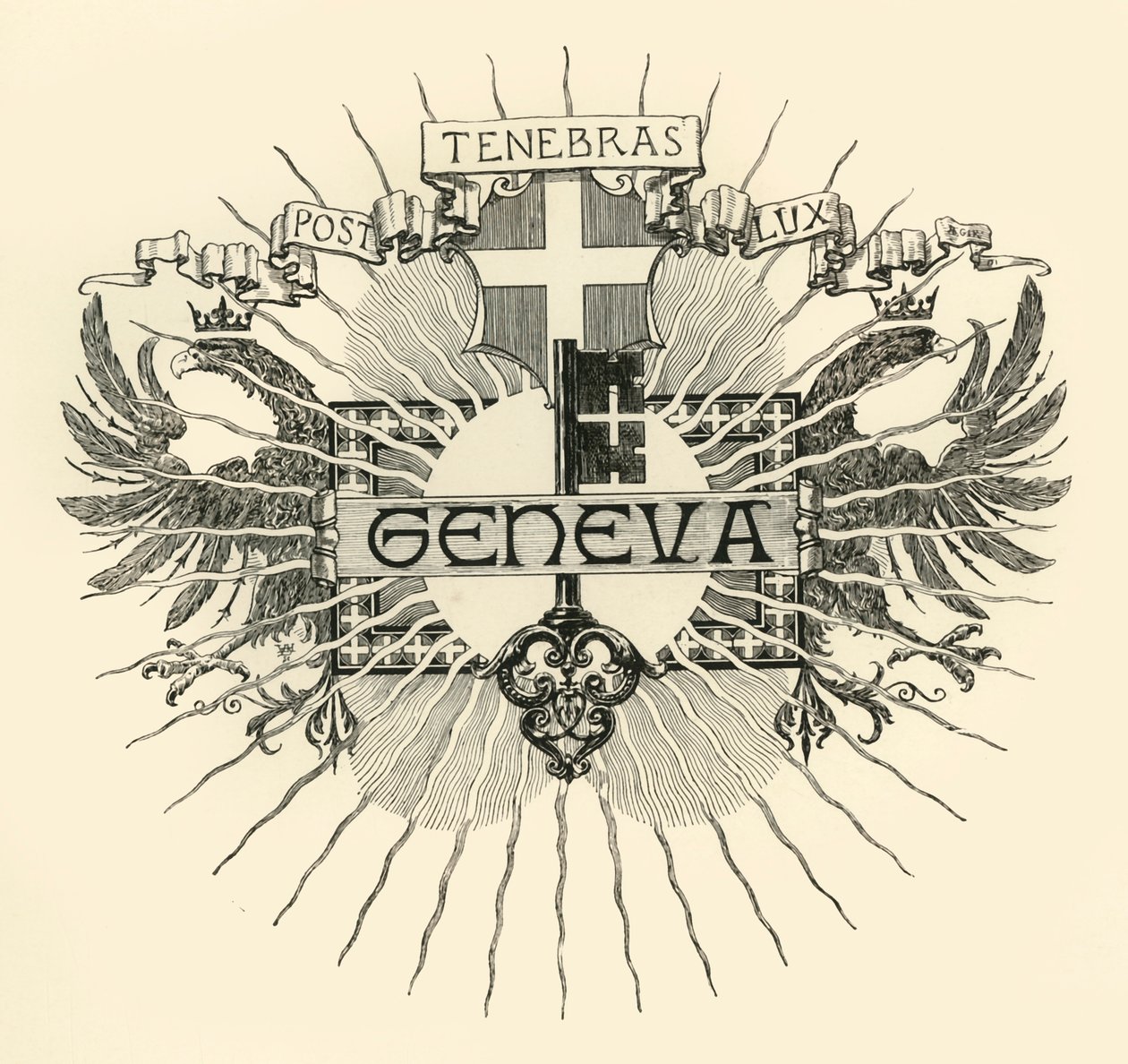 Genf, 1891 von Unbekannt