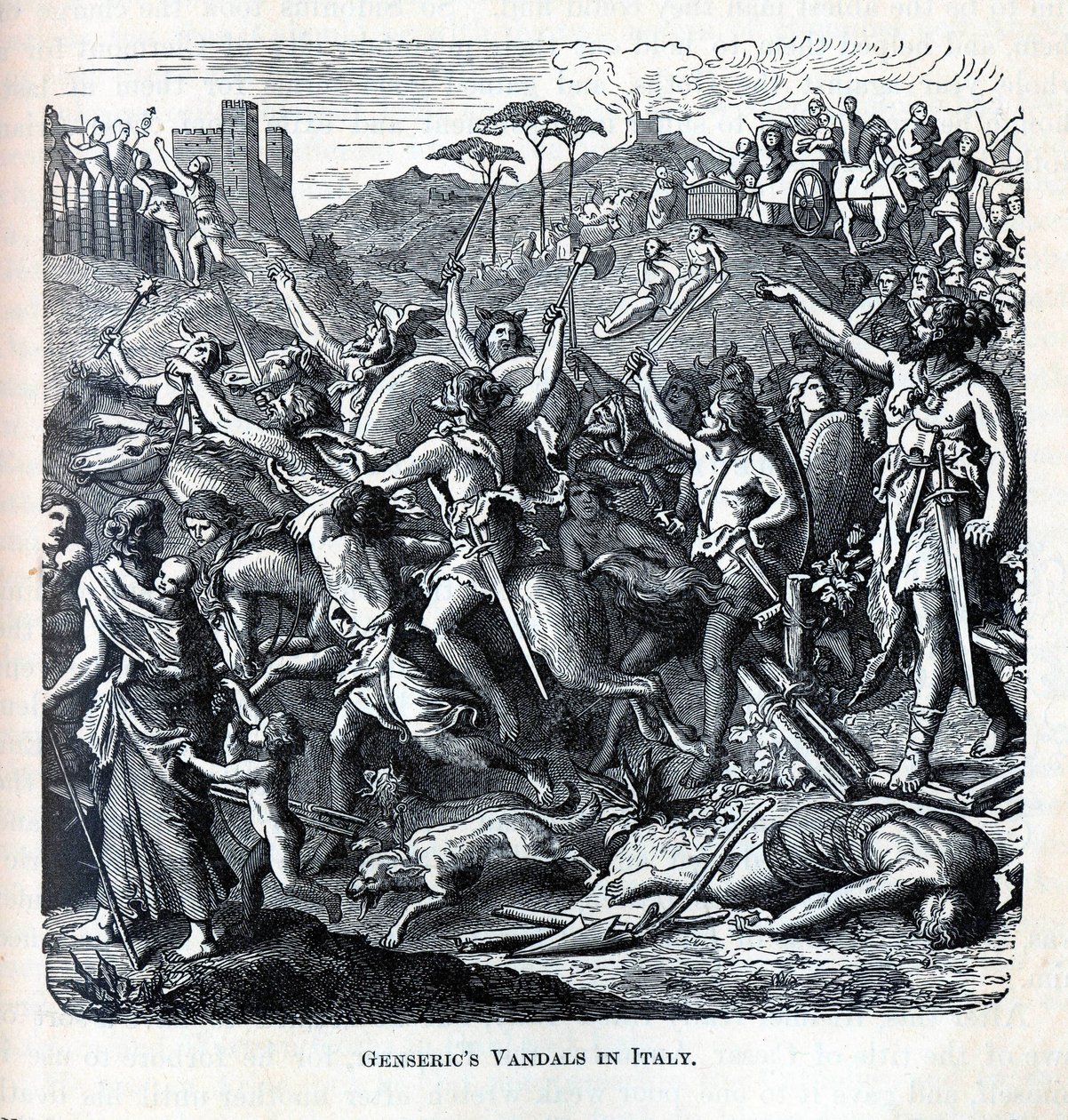 Genserics Vandalen in Italien, 1882 von Unbekannt