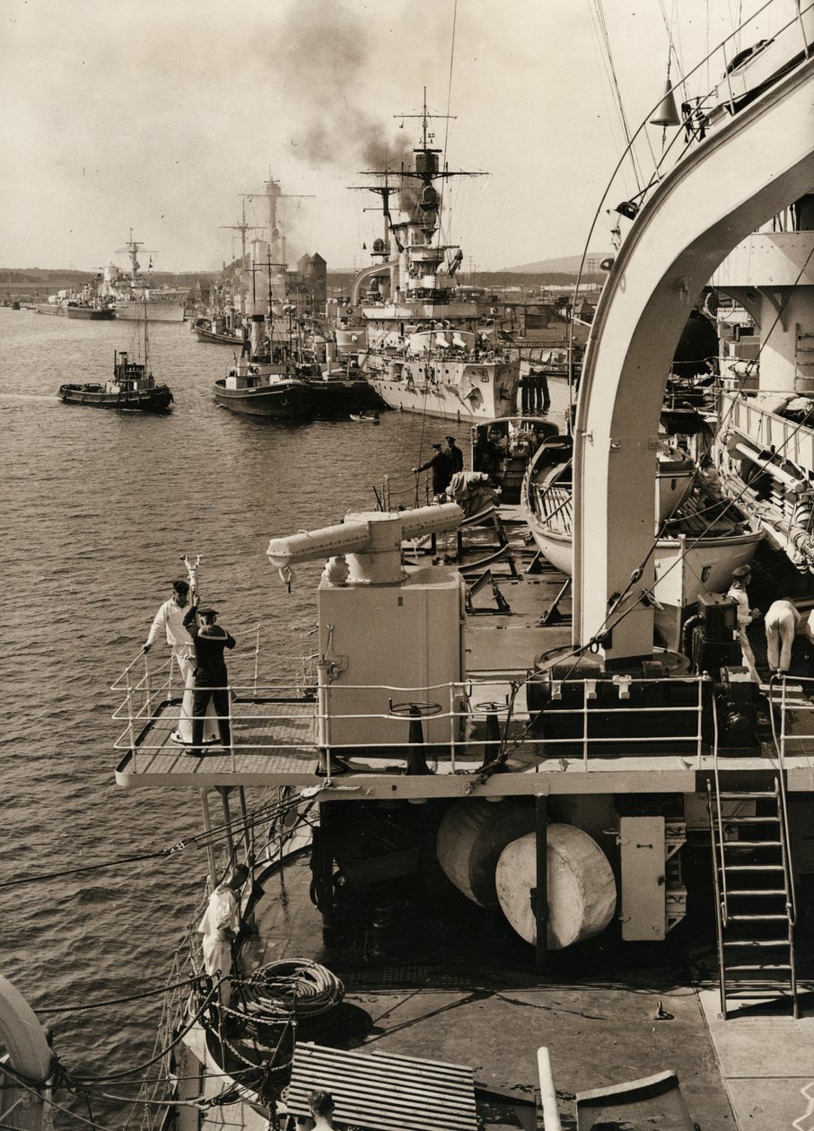 Besuch der deutschen Flotte in Swinemünde, 1933 von Unbekannt