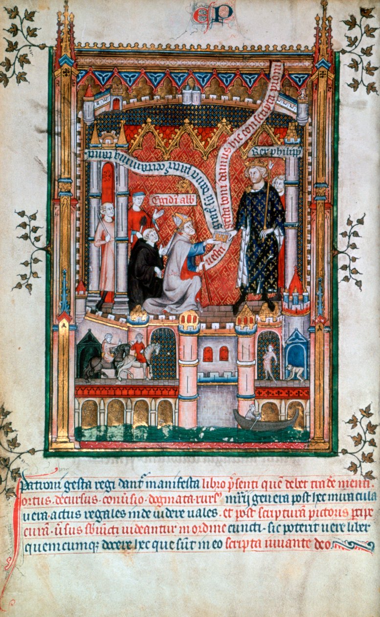 Gilles de Pontoise, Abt von St. Denis, 1317 von Unbekannt
