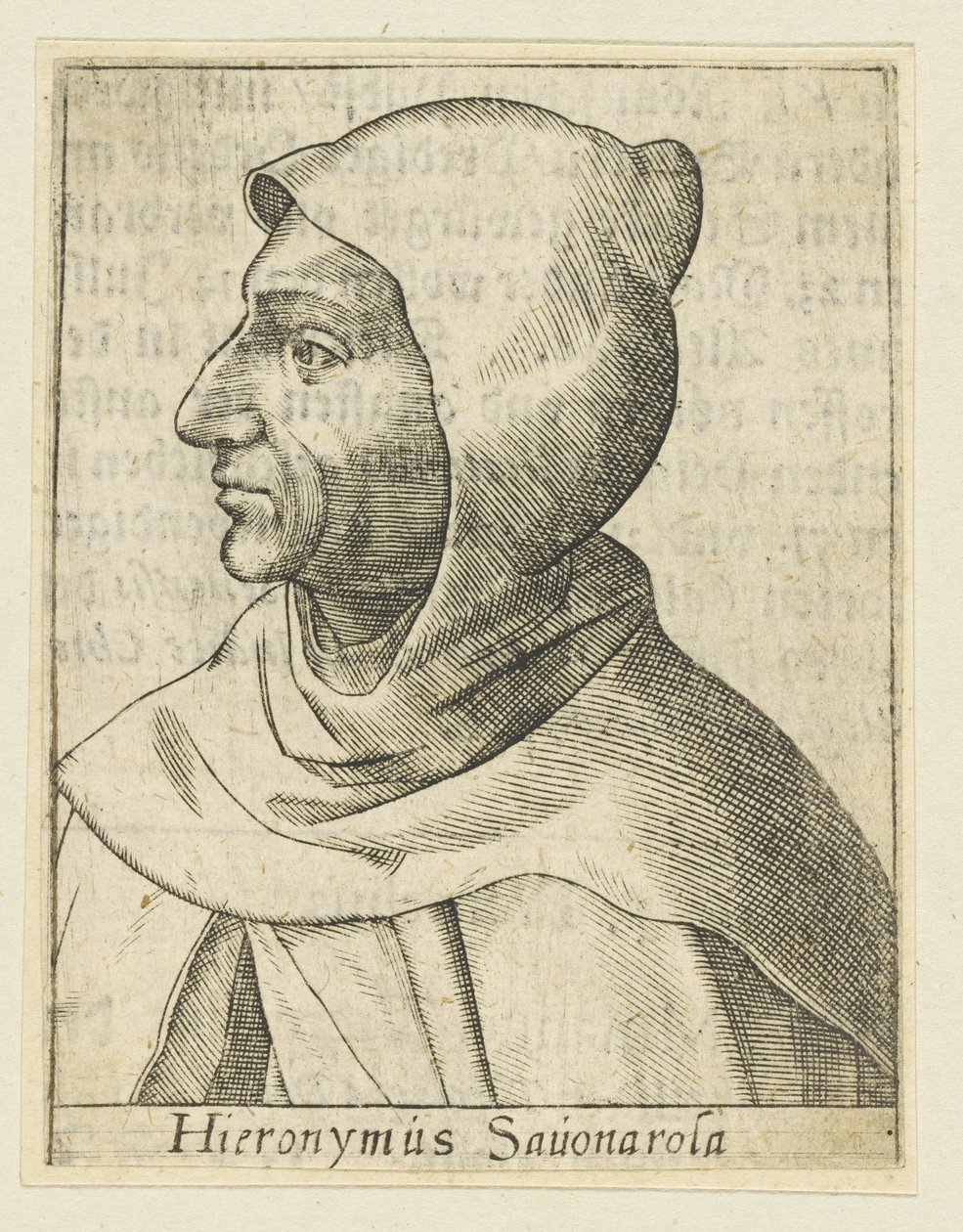 Girolamo Savonarola, ca. 1600 von Unbekannt
